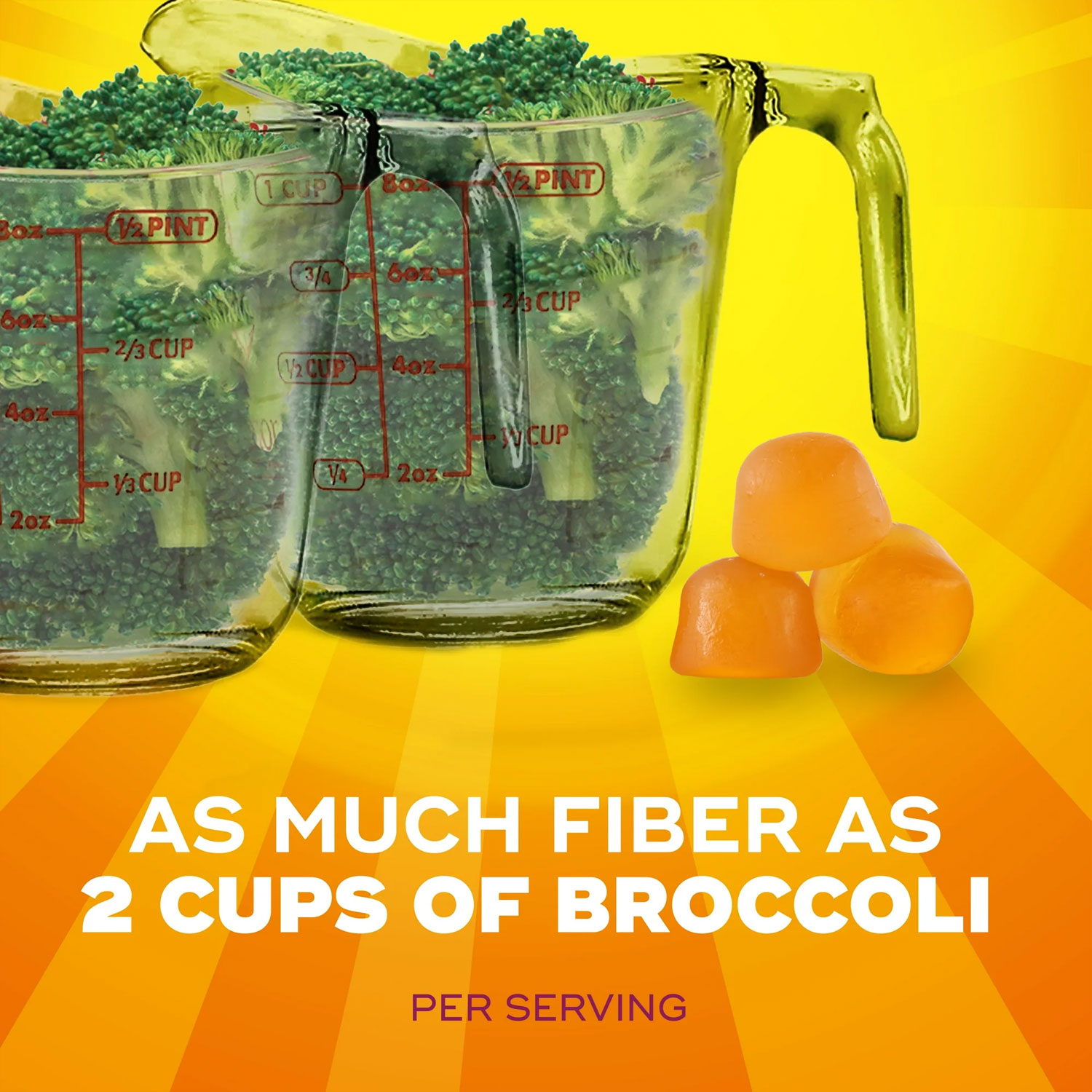 Metamucil Fiber Supplement No Sugar Added Fiber Gummies for Daily Digestive Health - Image 3